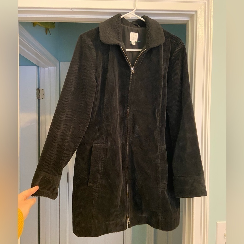 J.Jill Heritage Tumbled Cord Long Coat